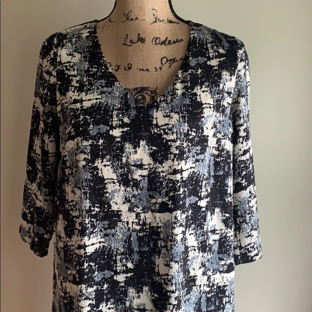 Sienna Sky black/grey print dress size S - Picture 4 of 13